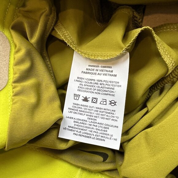 Nike Shorts Large Mens Challenger Dri Fit 7" Moss Green Brief Lined $40 - Picture 9 of 12